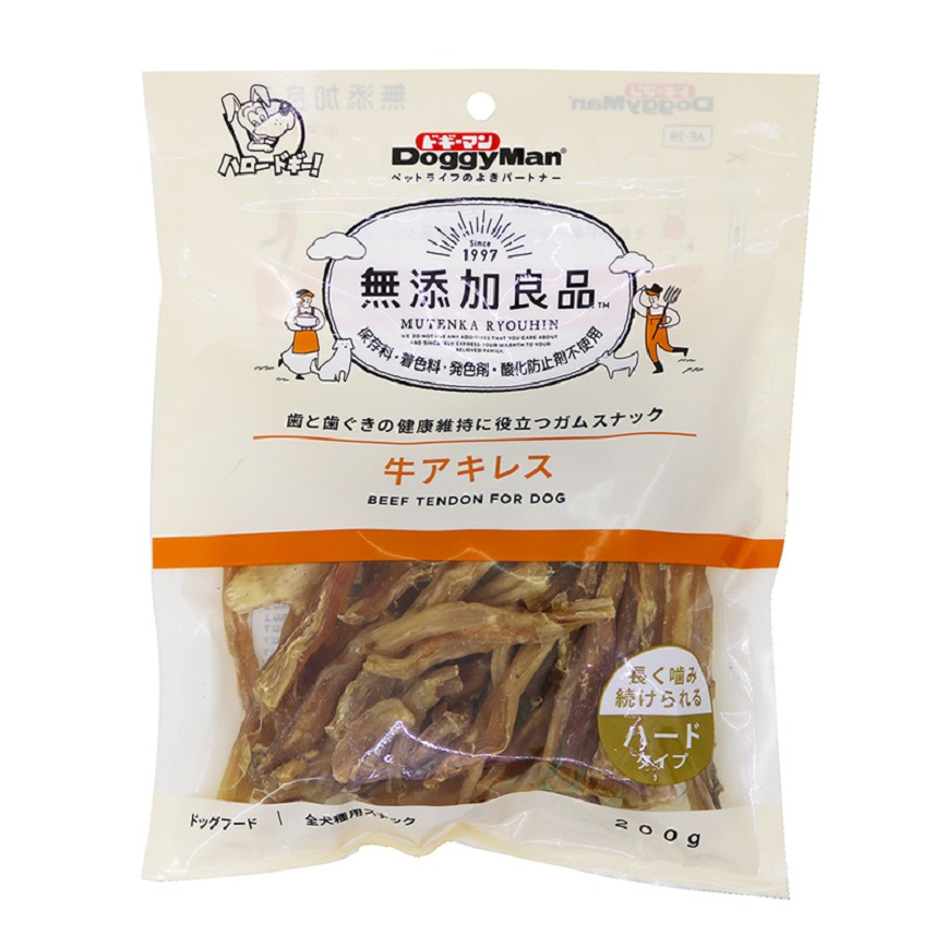 DoggyMan DoggyMan 日本狗零食 無添加良品 風乾牛腱肉 200g
