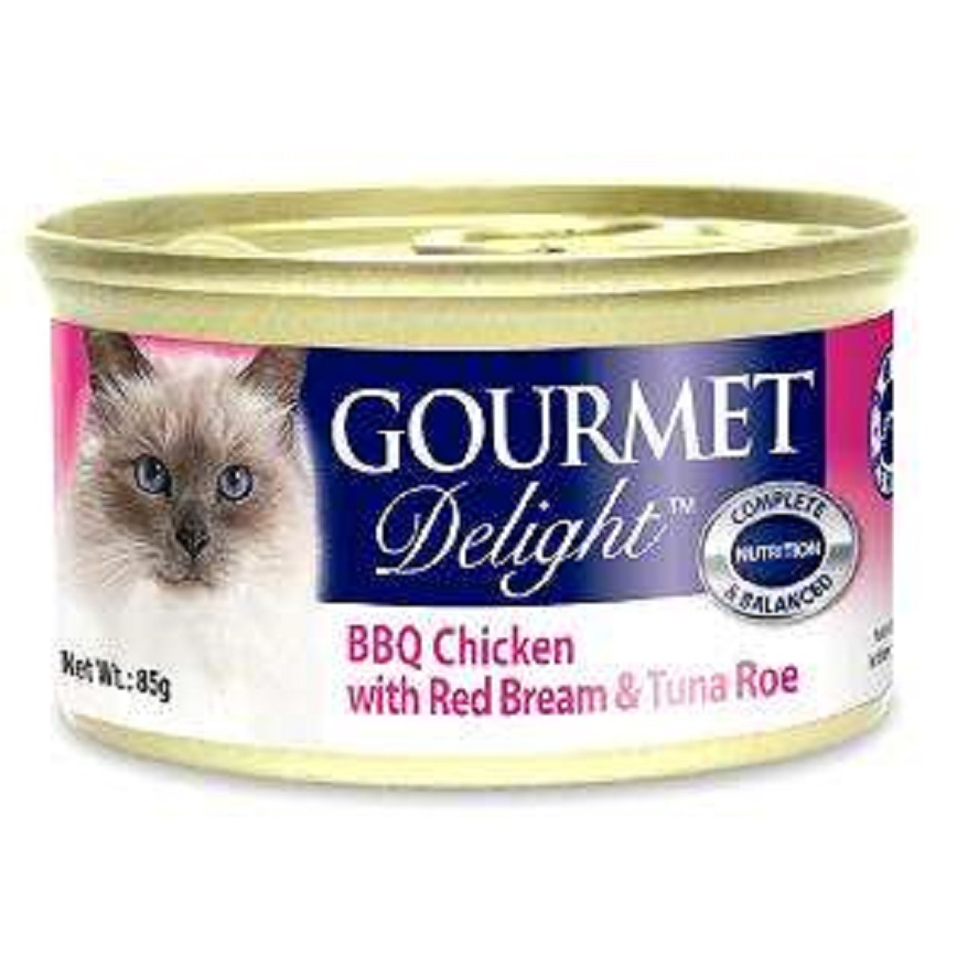 BLUE BAY Gourmet Delight - BBQ Chicken with Red Bream & Tuna Roe 85g