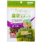 日本GREEN Labo 貓草20%增量 去毛球小食 柴魚味 40g (紫) 貓咪保健用品 貓咪去毛球 寵物用品速遞