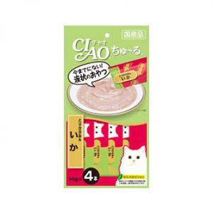 INABA-CIAO-日本CIAO肉泥餐包-雞肉-魷魚肉醬-56g-綠令-SC-79-CIAO-INABA-寵物用品速遞