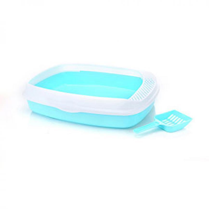 單層貓砂盆 有腳踏 (顏色隨機) (圖片3)