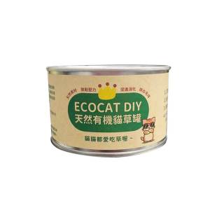 貓咪保健用品-ECOCAT-天然有機貓草種植罐-一個入-貓咪去毛球-寵物用品速遞