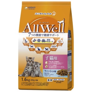 貓糧-日本Allwell-子貓用-減嘔吐機率配方貓糧-綜合魚味1_6kg-Allwell-寵物用品速遞