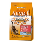 日本Allwell 室內成貓用 減嘔吐機率配方貓糧 綜合魚味 1.6kg 貓糧 貓乾糧 Allwell 寵物用品速遞