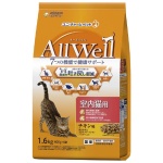 日本Allwell 室內成貓用 減嘔吐機率配方貓糧 雞肉味 1.6kg 貓糧 貓乾糧 Allwell 寵物用品速遞