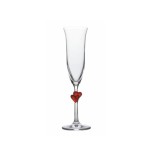 酒品配件-Accessories-日本木本硝子-德國製水晶玻璃香檳杯-紅心心-160ml-酒杯-玻璃杯-清酒十四代獺祭專家