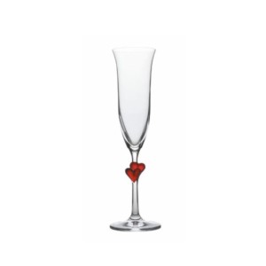 日本木本硝子 德國製水晶玻璃香檳杯 紅心心 160ml 酒品配件 Accessories 酒杯/玻璃杯 清酒十四代獺祭專家