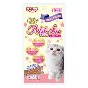 Q-PET-日本Q-PET-貓小食-Petit-Chu-葡萄糖胺及關節配方-金槍魚雞肉味-20g-粉紅-Q-PET-寵物用品速遞