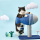 貓咪玩具-劍麻貓爬柱-藍色飛魚-一個-貓抓板-貓爬架-寵物用品速遞