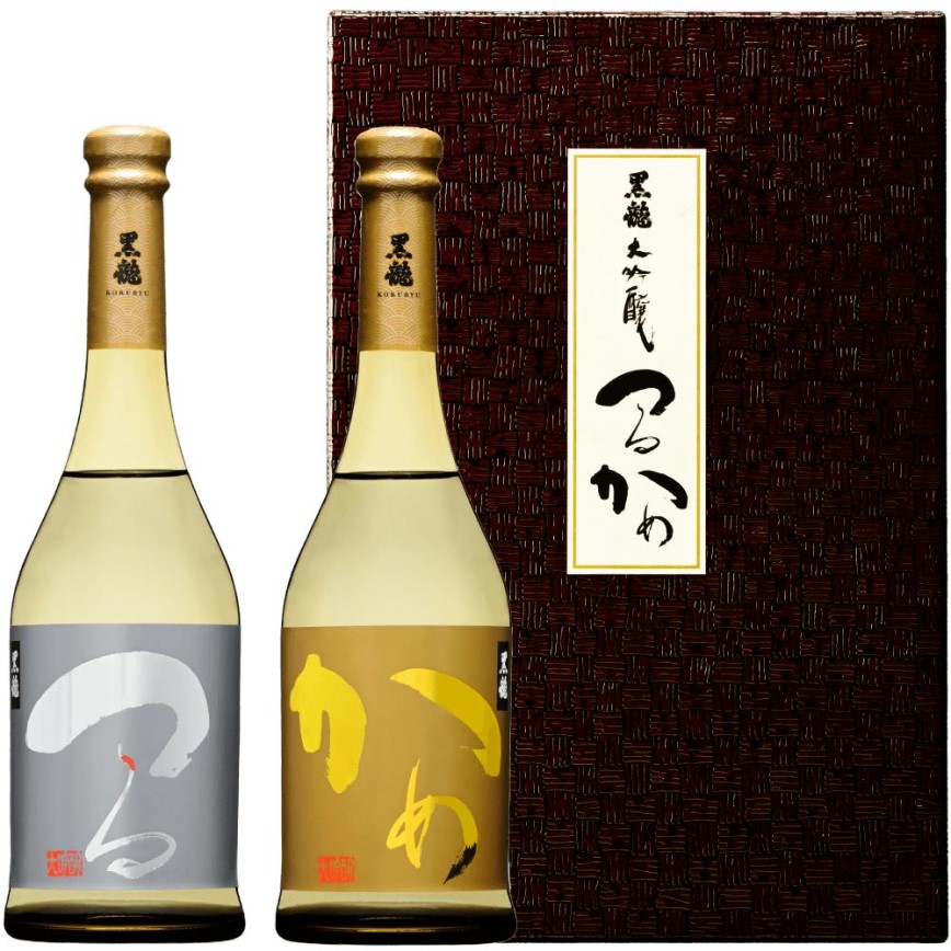 黑龍 鶴龜 つるかめ 大吟釀 720ml 2支套裝 (圖片3)