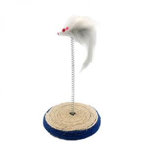貓咪玩具-劍麻貓抓板-圓形彈簧老鼠-貓貓-寵物用品速遞