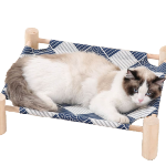 劍麻木柱帆布吊床 一個入 (款式隨機) 貓咪日常用品 寵物床墊 貓床墊 寵物用品速遞