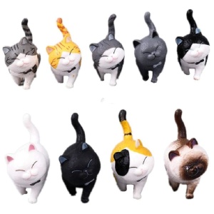 主人生活用品雜貨-日本直送-貓公仔擺設-磨蹭的貓咪-一套九隻-貓咪精品-寵物用品速遞