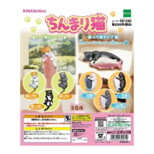 主人生活用品雜貨-日本直送-貓公仔擺設-指尖上的小貓-一套六隻-貓咪精品-寵物用品速遞