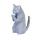 主人生活用品雜貨-日本直送-貓公仔擺設-合掌祈福的灰貓-一枚入-貓咪精品-寵物用品速遞
