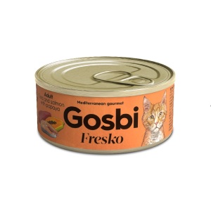 貓罐頭-貓濕糧-Gosbi-Fresko-貓罐頭-吞拿魚-三文魚-木瓜-70g-GFTSP70-Gosbi-寵物用品速遞