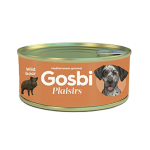Gosbi Plaisirs 無穀物狗罐頭 野豬 185g (GPWB185) 狗罐頭 狗濕糧 Gosbi 寵物用品速遞