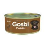 Gosbi Plaisirs 無穀物狗罐頭 鹿肉 185g (GPD185) 狗罐頭 狗濕糧 Gosbi 寵物用品速遞