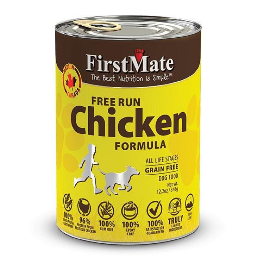 FirstMate FirstMate 狗罐頭 無穀物走地雞 354g