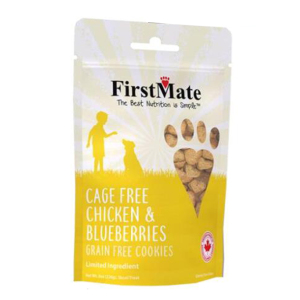狗小食-FirstMate-無穀物狗小食-雞肉藍莓曲奇-226g-FirstMate-寵物用品速遞