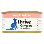Thrive 貓罐頭 脆樂芙 吞拿魚+三文魚 Tuna & Salmon 75g (粉紅色) (T_C_TS_1) 貓罐頭 貓濕糧 Thrive 脆樂芙 寵物用品速遞