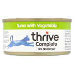 Thrive 貓罐頭 脆樂芙 吞拿魚+蔬菜 75g (青綠色) (T_C_C_N1) 貓罐頭 貓濕糧 Thrive 脆樂芙 寵物用品速遞