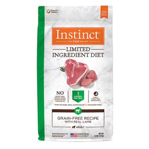 Instinct本能-單一蛋白系列-羊肉狗糧-Limited-Ingredient-Diet-Grain-Free-Recipe-with-Real-Lamb-4lb-658436-Instinct-本能-寵物用品速遞