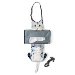 日本FELISIMO 貓咪紙巾盒套 903-鯖虎斑 生活用品超級市場 貓咪精品