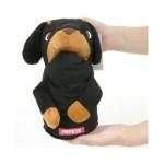 日本Bonbi ILOVEPETS Animal Mitten LoveDog 狗狗手偶玩具 臘腸狗(黑) 一個入 狗玩具 Bonbi ILOVEPETS  ボンビアルコン 寵物用品速遞