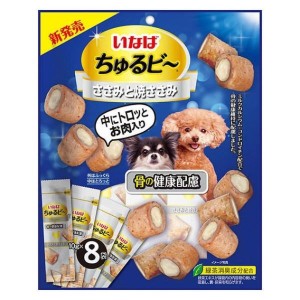 狗小食-日本INABA-狗小食-骨の健康配慮-雞肉軟心零食粒-10g-8袋入-其他-寵物用品速遞