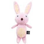 日本FAD 狗狗針織發聲玩具 粉紅兔 一個入 狗玩具 FAD ファッド 寵物用品速遞