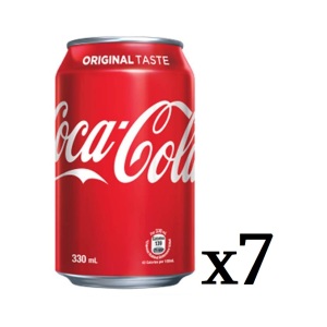 生活用品超級市場-可口可樂-原味-Coca-Cola-330ml-七罐入-TBS-飲品-寵物用品速遞