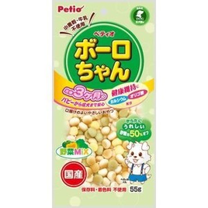 狗小食-日本Petio-狗小食-健康低敏減糖蔬菜小饅頭-55g-90500919-Petio-寵物用品速遞