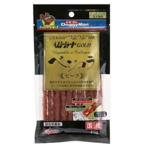 狗小食-日本DoggyMan-狗小食-ベジコラ-野菜肉乾-牛肉-45g-DoggyMan-寵物用品速遞