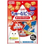 CIAO 貓零食 日本750億個乳酸菌零食粒 金槍魚味 12g 15袋入(紅) (CS-175) 貓小食 CIAO INABA 貓零食 寵物用品速遞