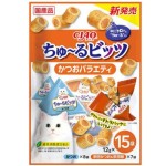 CIAO 貓零食 日本零食粒 鰹魚味 12g 15袋入(橙) (CS-180) 貓小食 CIAO INABA 貓零食 寵物用品速遞