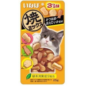 CIAO-貓零食-日本夾心潔齒餅-雞肉及扇貝及魷魚味-25g-黃-QSC-121-CIAO-INABA-貓零食-寵物用品速遞
