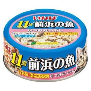 貓罐頭-貓濕糧-日本INABA-前浜の魚-貓罐頭-11歲以上-鰹魚-115g-IWF-147-粉紅-CIAO-INABA-寵物用品速遞