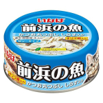 日本INABA 前浜の魚 貓罐頭 原條拆肉鰹魚+白飯魚 115g (IWF-144) 貓罐頭 貓濕糧 CIAO INABA 寵物用品速遞