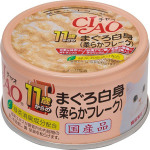貓罐頭-貓濕糧-CIAO-日本貓罐頭-肉泥貓罐頭-11歲以上-白身金槍魚-75g-肉-M-41-CIAO-INABA-寵物用品速遞