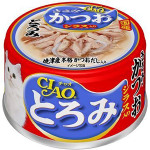 CIAO 日本貓罐頭 濃湯金槍魚+鰹魚+白飯魚 80g (紅藍) (A-45) 貓罐頭 貓濕糧 CIAO INABA 寵物用品速遞