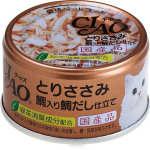 CIAO 日本貓罐頭 雞肉+鯛魚 85g (啡) (A-88) 貓罐頭 貓濕糧 CIAO INABA 寵物用品速遞