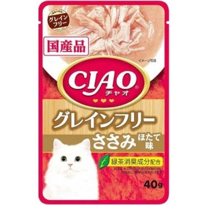 貓罐頭-貓濕糧-CIAO-貓濕糧-日本無穀物-貓濕糧包-11歲以上-扇貝-雞肉-35g-紅啡-IC-364-CIAO-INABA-寵物用品速遞