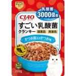 CIAO 貓糧 日本3000億個乳酸菌 鰹魚 200g (天藍) (P-252) 貓糧 貓乾糧 CIAO INABA 寵物用品速遞