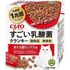 貓糧-日本CIAO-貓糧-1兆個乳酸菌-金槍魚節混合-20g-10袋入-紅-P-241-CIAO-INABA-寵物用品速遞