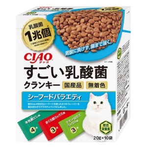 貓糧-日本CIAO-貓糧-1兆個乳酸菌-海鮮雜錦-20g-10袋入-淺藍-P-249-CIAO-INABA-寵物用品速遞