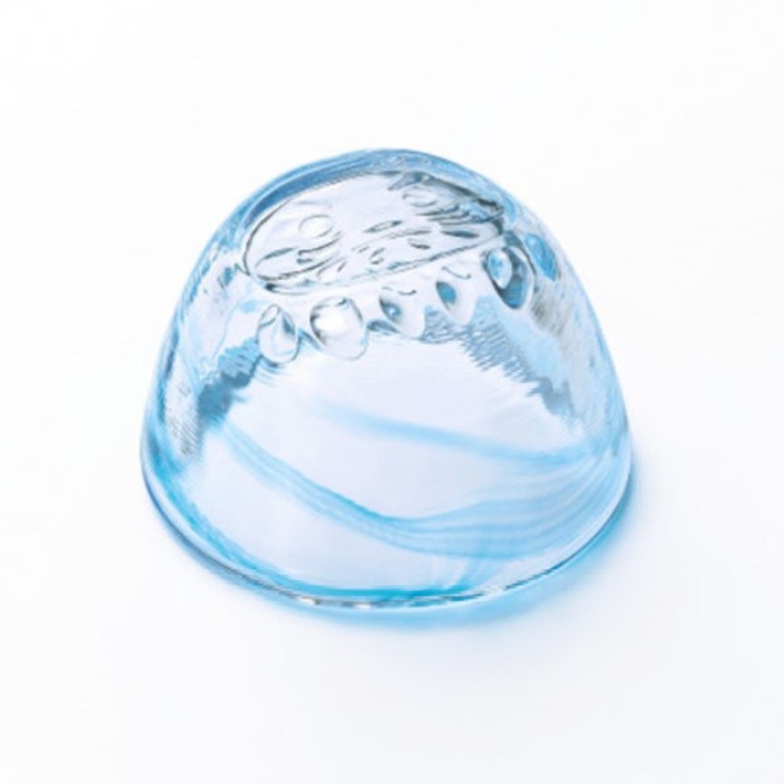 日本清酒杯 津輕びいどろ 達磨盃 F-47147 (圖片3)