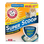 礦物貓砂 ARM & HAMMER 貓砂 原味配方 Super Scoop 40lbs (02401) 貓砂 礦物貓砂 寵物用品速遞