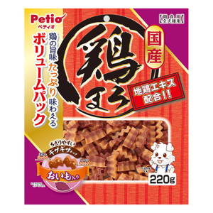 Petio-狗小食-日本產濃郁蒸雞肉波浪條-甘薯-270g-90501956-Petio-寵物用品速遞
