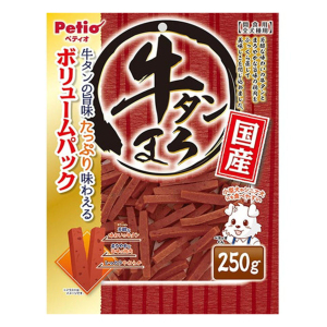 Petio-狗小食-日本產濃郁蒸牛舌頭-原味-250g-90502234-Petio-寵物用品速遞